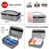 Insulated Lunch Bag for Adults Kids 3.2L Compact Oxford Fabric Thermal Tote Portable Leakproof Food Container Carrier for Office School Picnics