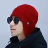 Knitted Skiing Cap Plush Winter Hat 2024 Knitted Hat  Winter