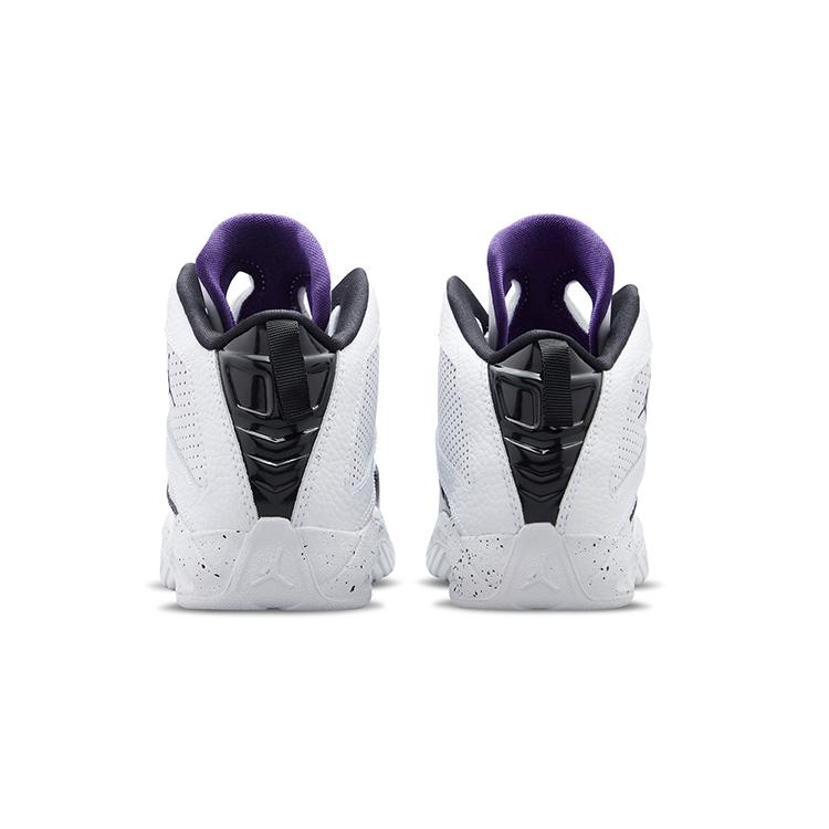 Jordan B'Loyal Leather Cushioning Mid Top Children's Basketball Shoes White Black Kids' CK1426-115
