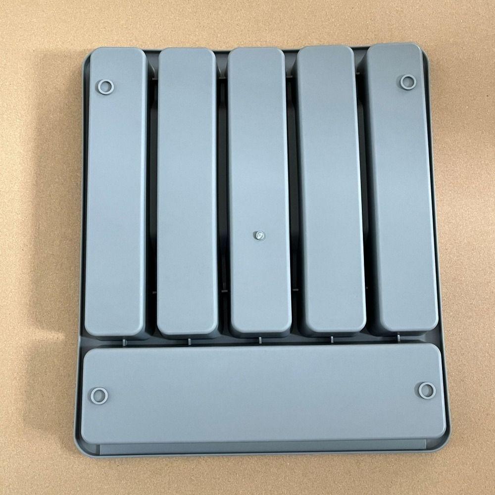 Separation Box Utensil Tray 6 Compartments Fork Spoon Holder  for Kitchen Gadgets