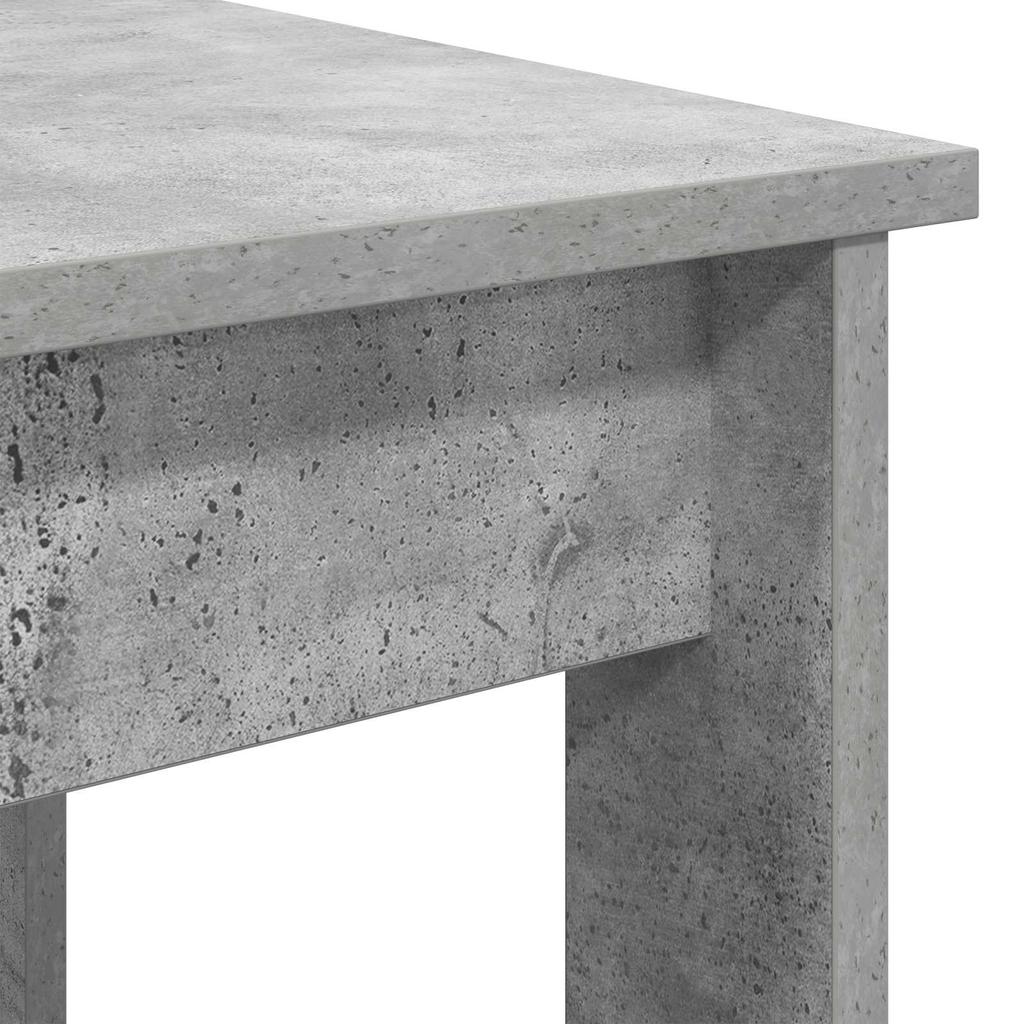 Coffee Table Set 2 Pieces Concrete Grey 50 x 52 x 42 cm Engineered Wood