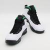 310805-137 Nike Air Jordan 10 Retro Seattle Super Sonics Pine Green White Black