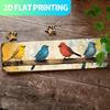 Vintage Cardinal Bird Metal Wall Decor 15.7in Rustic Aluminum Sign, Pre-Drilled for Indoor Outdoor Kitchen