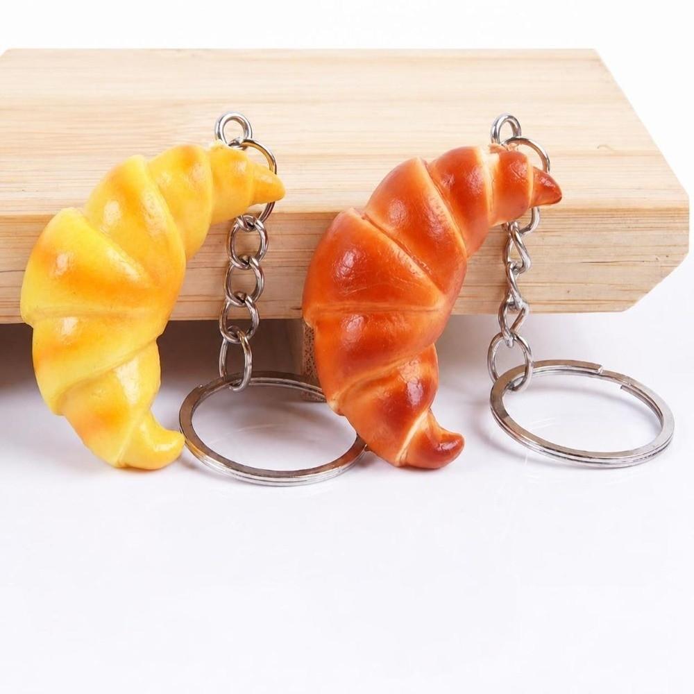 PVC Simulation Food Toy Simulation Craft Miniature Bread Model Creative Fake Food Pendant Gifts