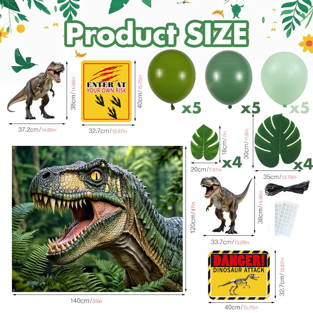 Trunk Decorations Kit Garage Door Decorations Dinosaur Decoration for Car SUV Garage Door  Entryway Archway Halloween Party