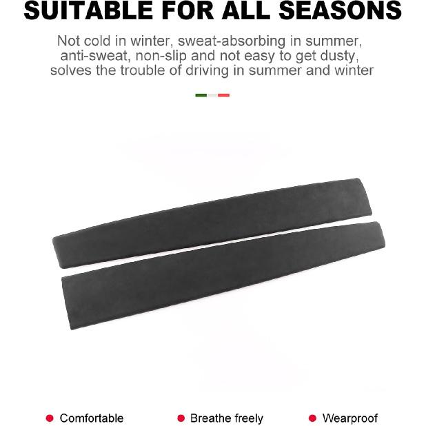 Car Instrument Panel Trim Cover alcantarn Style for Tesla Model 3 Y 2017-2024 Dashboard Trim Strip for Car Interior Accessories Decoration
