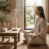 Zen Style Glass Incense Holder Minimalist Anti-Ash Flying Incense Burner Ash Catcher  Office Decor