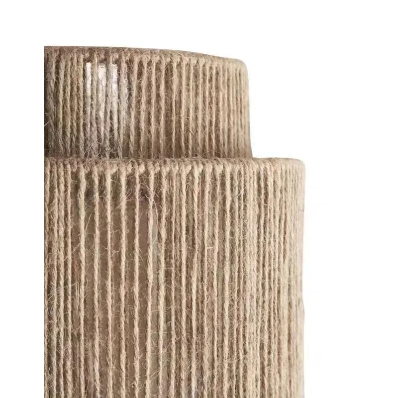 Popular Modern Wall Lamps Hemp Rope Wall Light or Bedroom Bedside Lights for Living Room Aisle Decoration Wall Lamp Handcraft