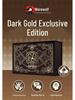 Authentic Werewolf Slayer Game: Dark Gold Edition with 3D Tokens, Metal Badges, Hourglass, for 6-16 Players.