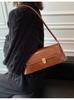 French Small Shoulder Bag With Pu Material And Chain Detail For Urban Daily Use