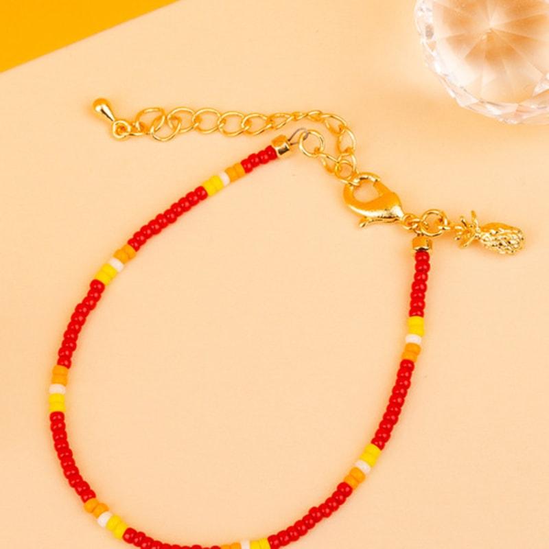 AUGUST ALICE Seed Pineapple Red Bracelet