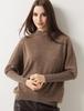 Women's High Neck Batwing Sleeve Knit Wool Sweater - Cozy Winter Style