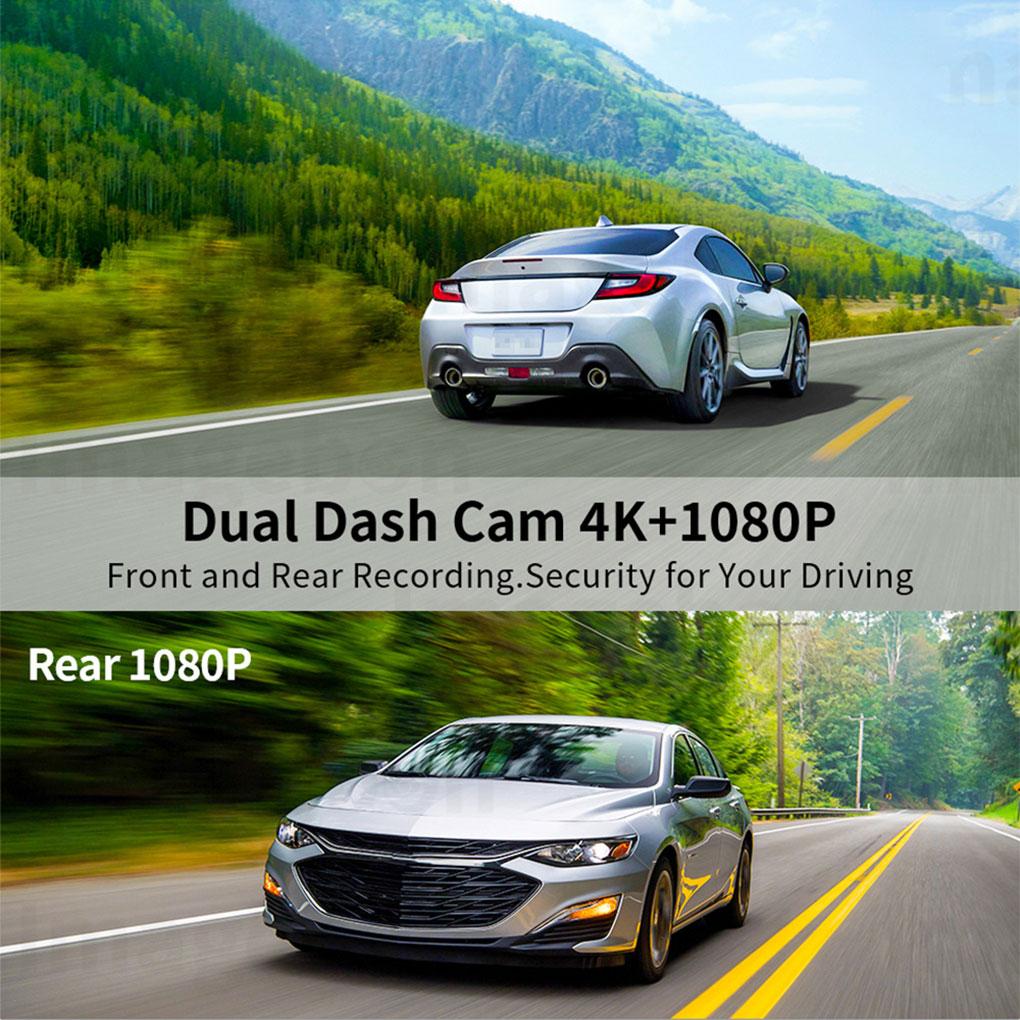 Portable 10.26Inch HD IPS Touchscreen Car Stereo Radio 4K Dash Cam Dual Screen Display Intelligent