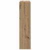 Shoe Cabinet Smoked Oak 80 x 21 x 87.5 cm Engineered Wood