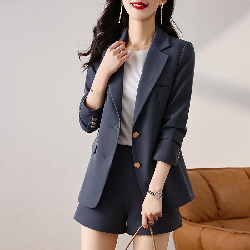 Women's Professional Suit Shorts Set