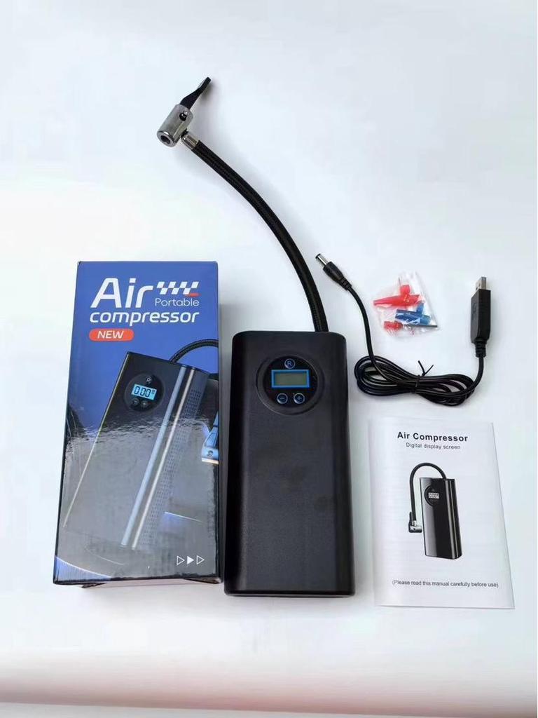 Wireless High-Power Digital Car Tire Inflator with Display