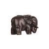 1/2 PCS Carved Home Decor Fairy Garden Miniature Craft Animal Figurines Elephant Statue Natural Wood