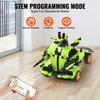 SucceBuy 2-in-1 RC Car/Robot 461pcs Blocks Remote Control STEM DIY Children Building Toys APP Controlled for Boys Birthday Gifts