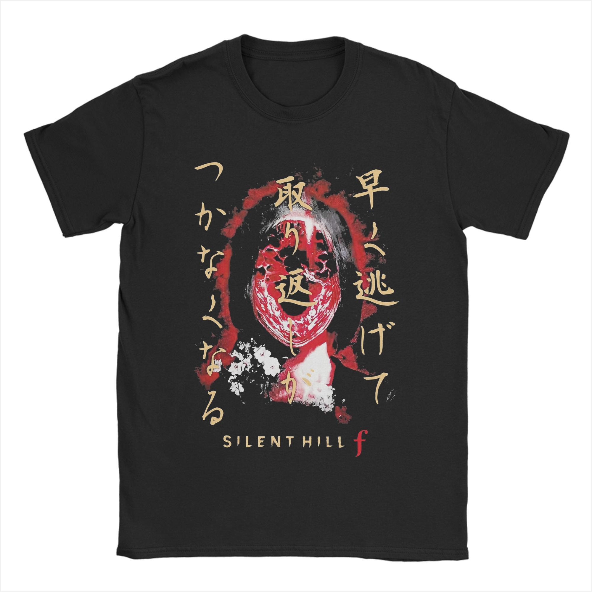 

Silent Hill F Horror Game 2025 Merch Men Women T Shirts Pure Cotton Tee Graphic Printed Gaming Lover T-shirt Clothing 4XL