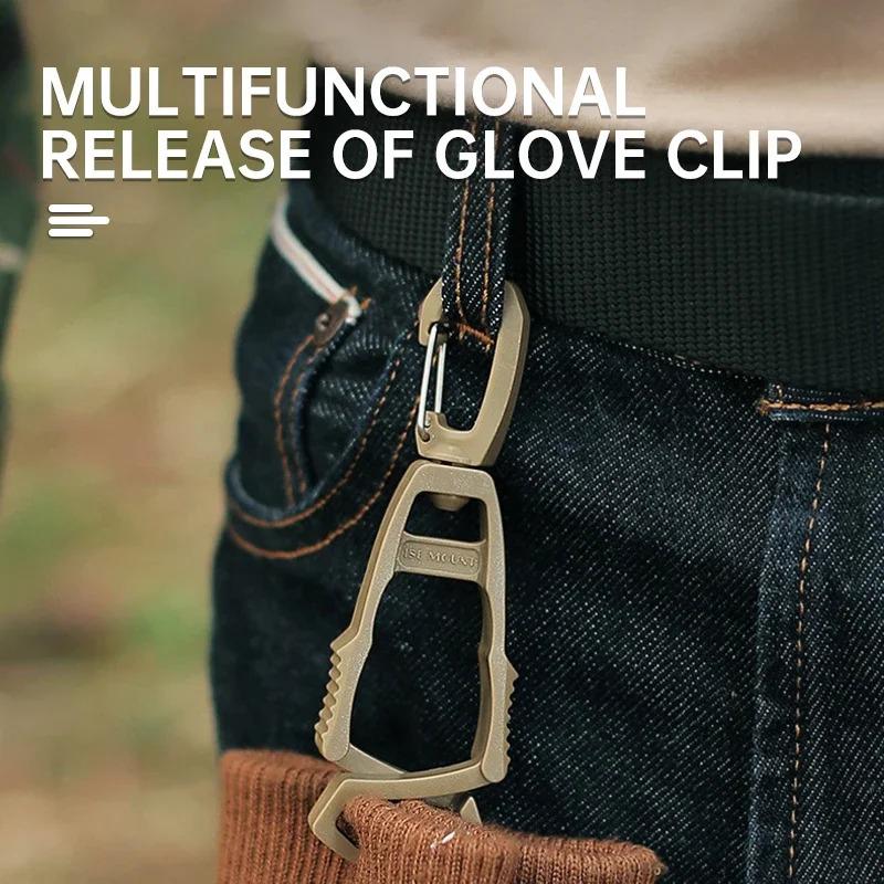 Outdoor Protective Gloves Clip Hanger Multi-Purpose Work Gloves Holder Clip Anti-Drop Glove Grabber Clip For Worker Construction