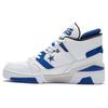 ERX Courtside Game Lake Blue Sporty Comfort Mid-Top Vintage Basketball Shoes Unisex Blue & White