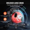 Drain Cleaner Machine 50FT x 1/2 Inch Manual Feed Snake Auger with Wheels