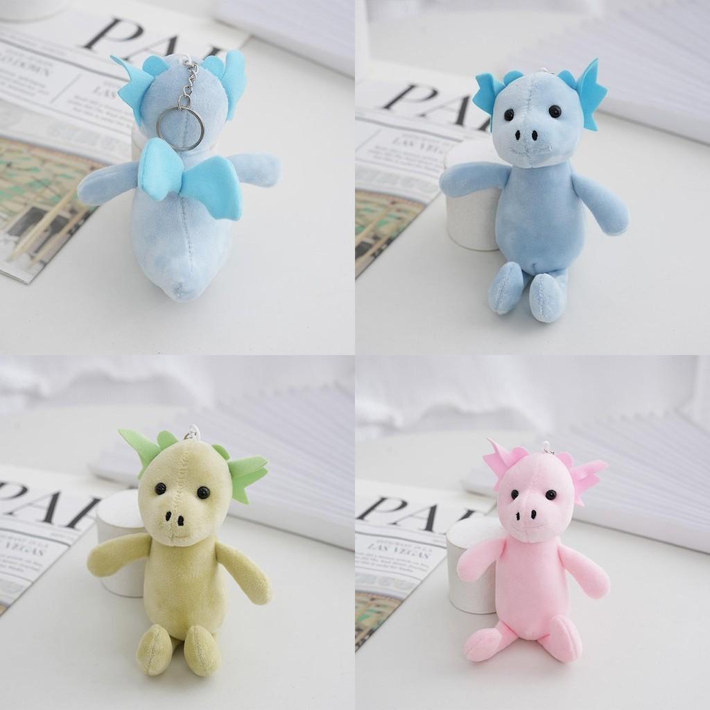 Adorable Cartoon Plush Dinosaur Toy Soft And Cute Decorative Hanging Ornament