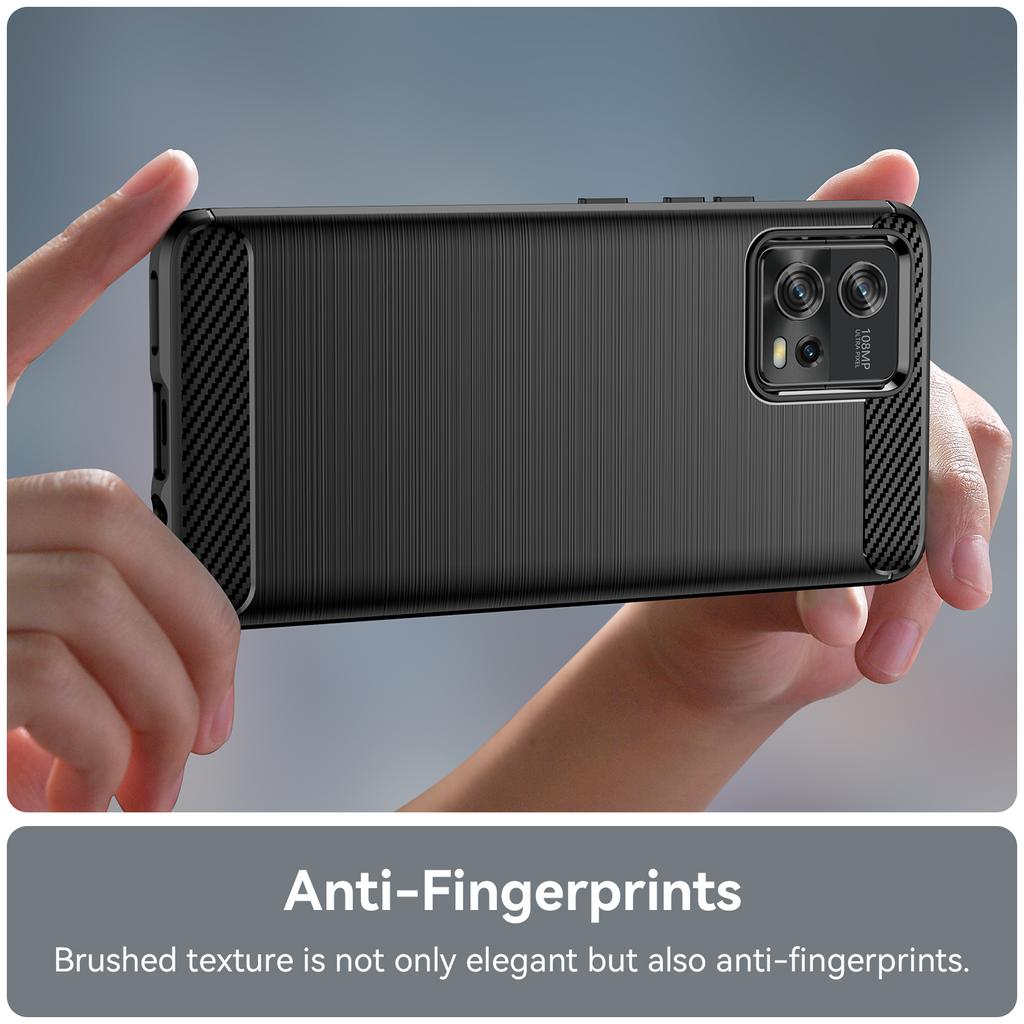 Silicone Protective Case For Motorola Moto G72 Shockproof Matte Cover for Moto G72 Luxury Carbon Fiber Cases Coque Fundas