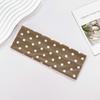 Y2K Retro Boho Breeze Wind Dot Stretch Women's Hairbands Korean Ins Fashion Wide Headbands Yoga Sports Dating Hair Accessories