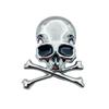 Metal Skull Car Decal: One-Piece Ghost Head Rear Sticker