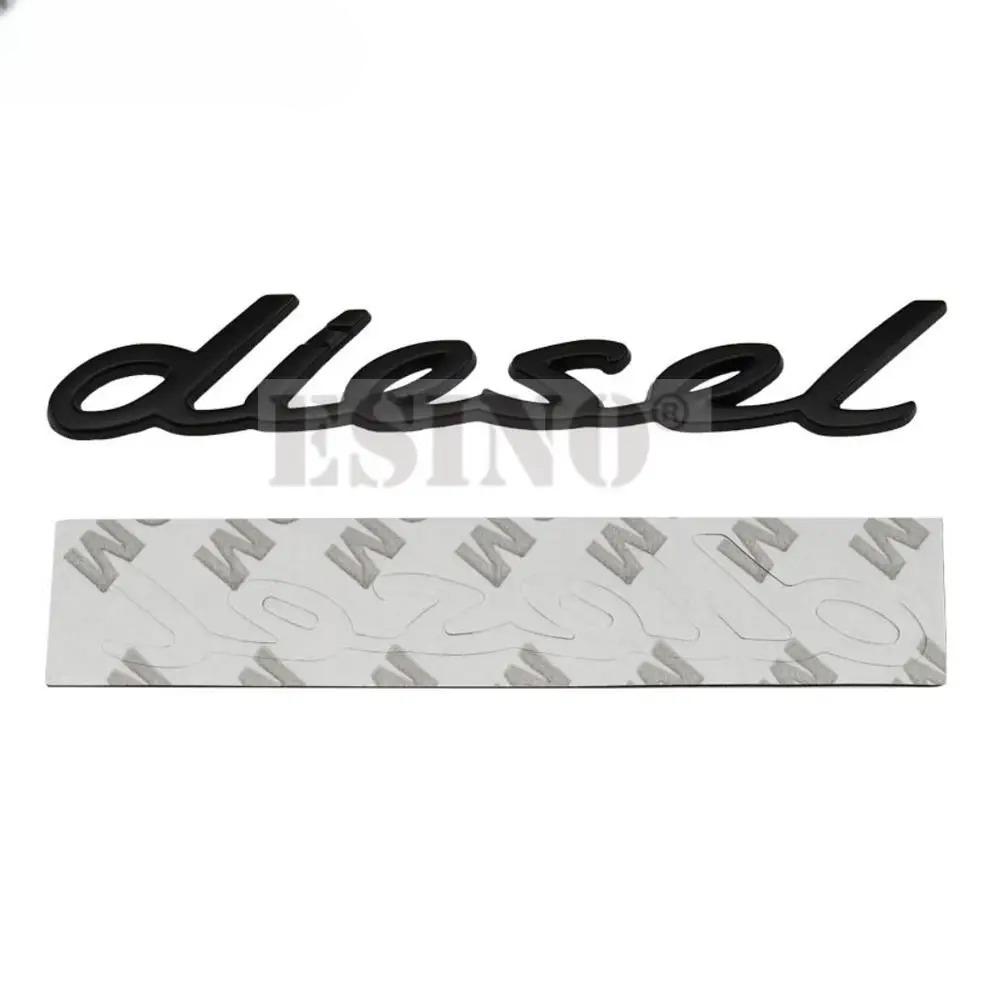 Car Styling 3D Diesel Metal Chrome Zinc Alloy Emblem Logo Car Badge Body Trunk Fender Adhensive Emblem Auto Accessory