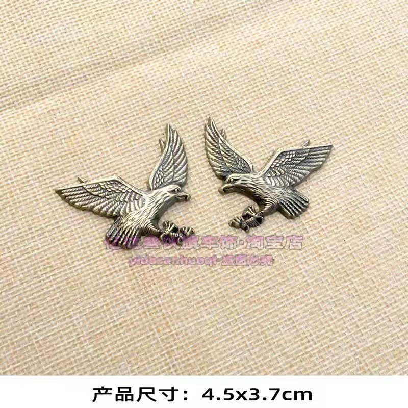3D Stereoscopic Eagle Metal Car Sticker Eagle Emblem for Motorcycle Fuel Tank Cap Body Decal and Rear Trunk Decorative Badge