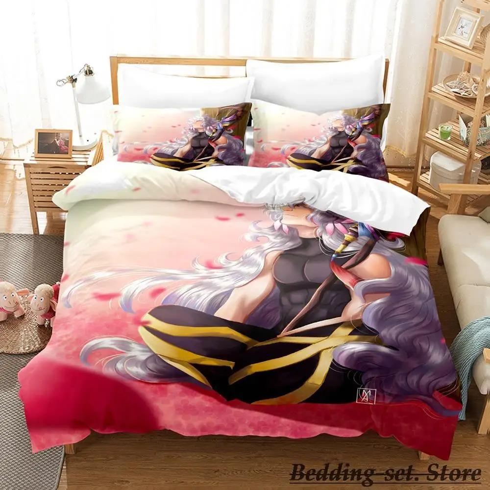 Trendy Cozy Single Twin Full Queen King Fate Grand Order Merlin Size Bed Aldult Kid Bedroom Duvetcover Sets Anime Quilt