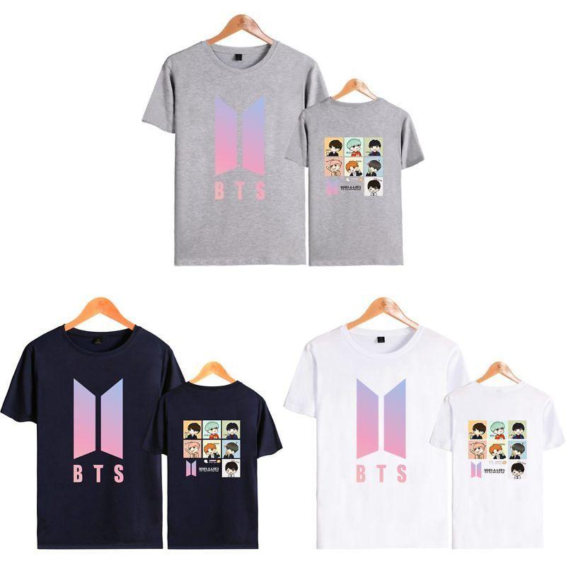 Bts Graphic Printed Modal Tee Oversized Streetwear Shirt For Kpop Fans Summer Casual