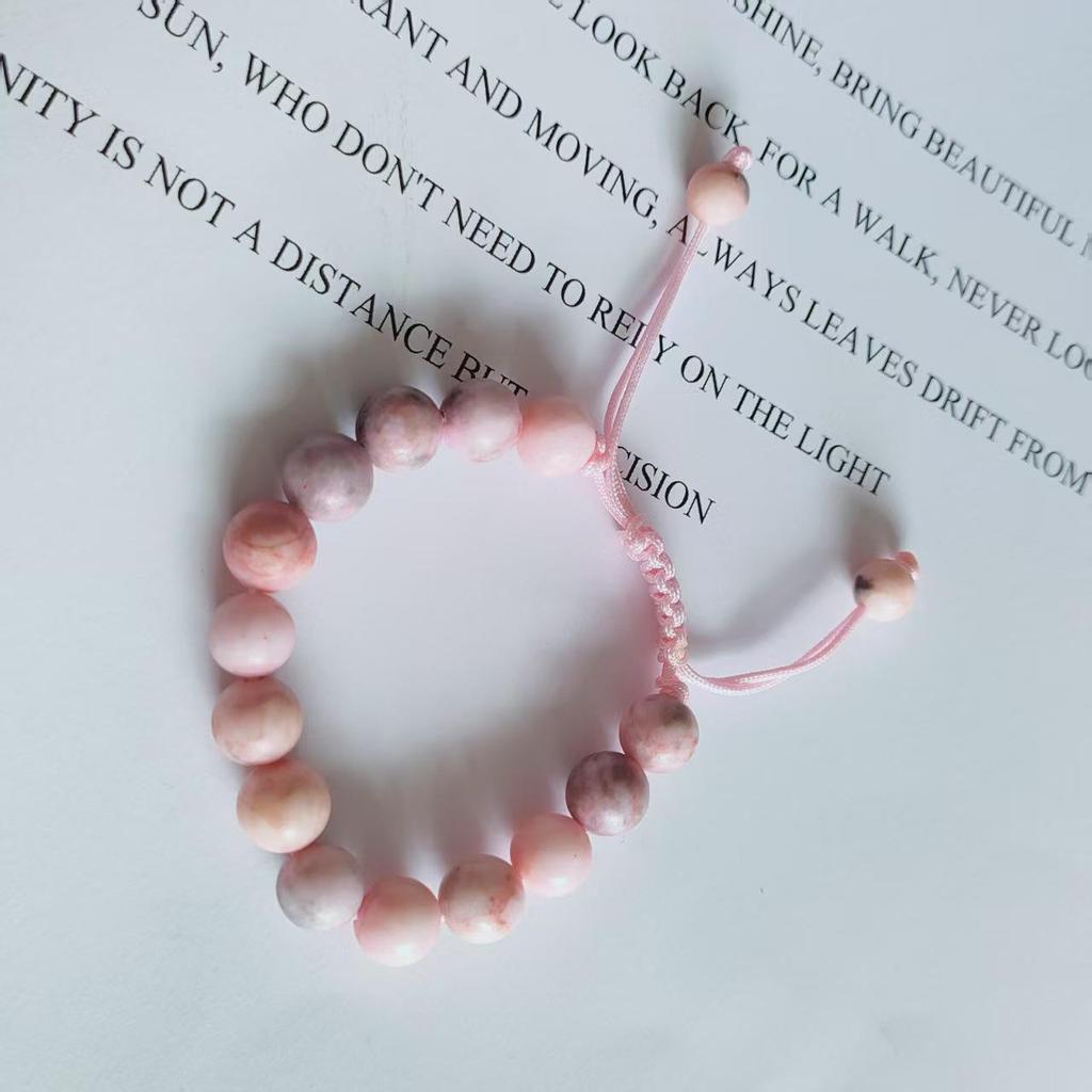 Pink Zebra Crystal Bracelet: Handmade Gift for Birthdays, Mother's Day, Valentine's, Christmas