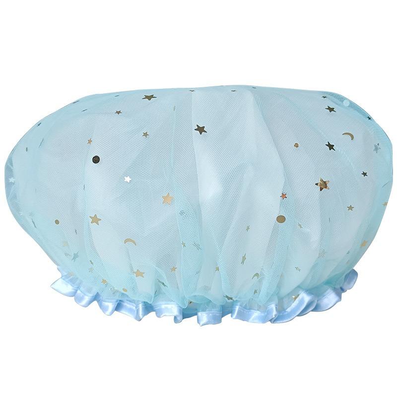Shower Bath Cap Girl Luxury Women's Reusable Shower Cap Donuts for Hair Swimming Cap Shower Bonnet Douche