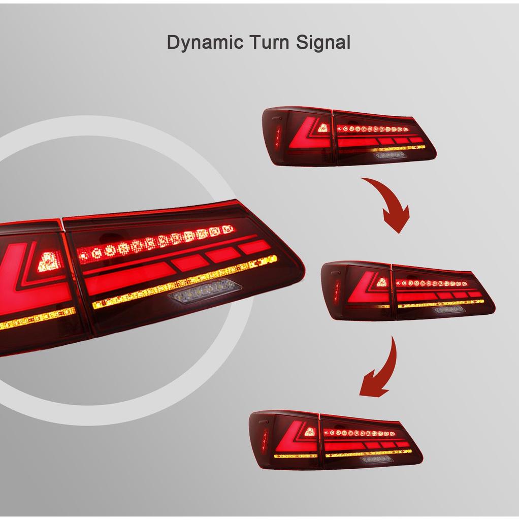 HCMOTIONZ RGB Taillight for Lexus IS 250/300/350 (2006-12)