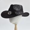 Studded Bullhead Western Cowboy Hat Vintage Jazz Hat Vintage Sombrero Hat  Costume Party