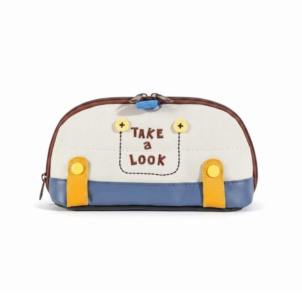 Patterned Pencil Case Soft Pen Bag Storage Bag Stationery Organizer Mom