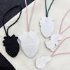 Handmade Rabbit Flower Heart Beaded Patch Key Chain Bag Charming Pendant Hang Lanyard Decoration Diy Clothing Applique Patches