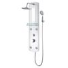 Vidaxl Shower Panel, 25X43X110 Cm, Silver