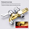 Larsd Single Cold Dual Outlet Washing Machine Faucet