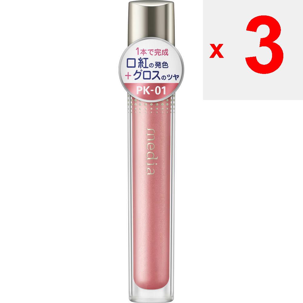Kanebo Media Liquid Glow Rouge PK-01 Mund-Make-up - Mund-Make-up