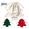Gift Wrapping Bags for Christmas Tree Drawstring Presents Bag Reusable Plush Pouch Soft Fabric Present Holders Shaped Holiday Favors Bag Candy,