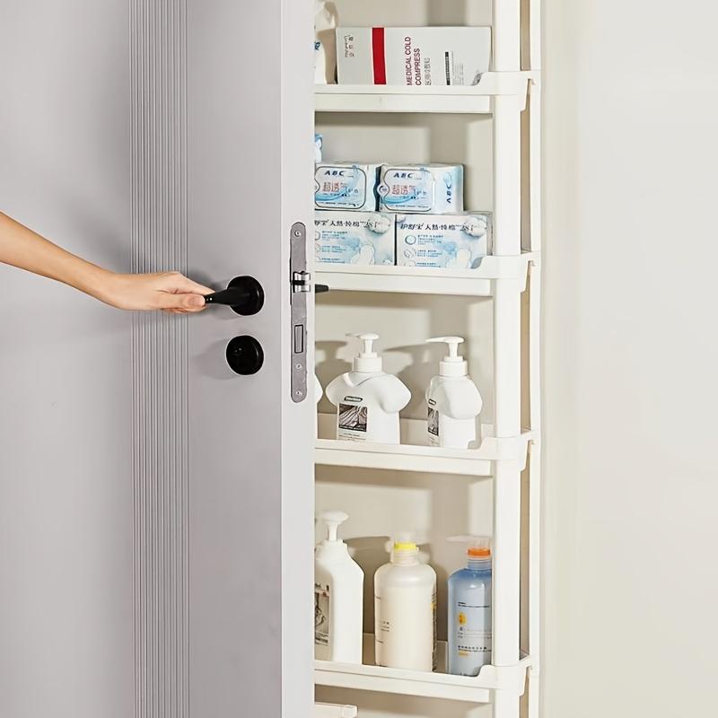 1pc Bag Storage Artifact, Home Bedroom Door Rear Bag Rack, Multi-layer Ultra-thin Storage Cabinet, Large Capacity Door Rear Shelf