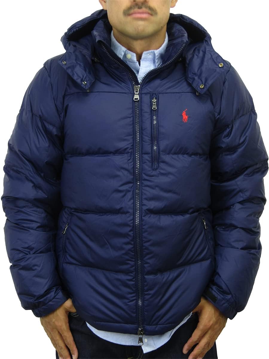 

POLO RALPH LAUREN Down Size Navy Men s Double-Zip High-Loft Jacket/Parka, XL, (Product Code 0101856)