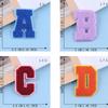 26Pcs English Alphabet Towel Embroidery Mixed Color Patch Handmade Repair For Clothes Accessories