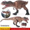 Large Triceratops Dinosaur Model - Jurassic Simulation Toy for Children's Birthday Gift & Desktop Ornament
