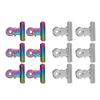 12PCS Multifunctional Finger Extension Fixing Clips  Nail File & Paper Document Clamping Fix