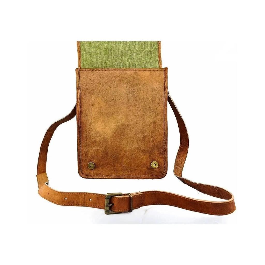 Bag Genuine Leather Men Laptop Messenger Briefcase Satchel Shoulder Useful Gift